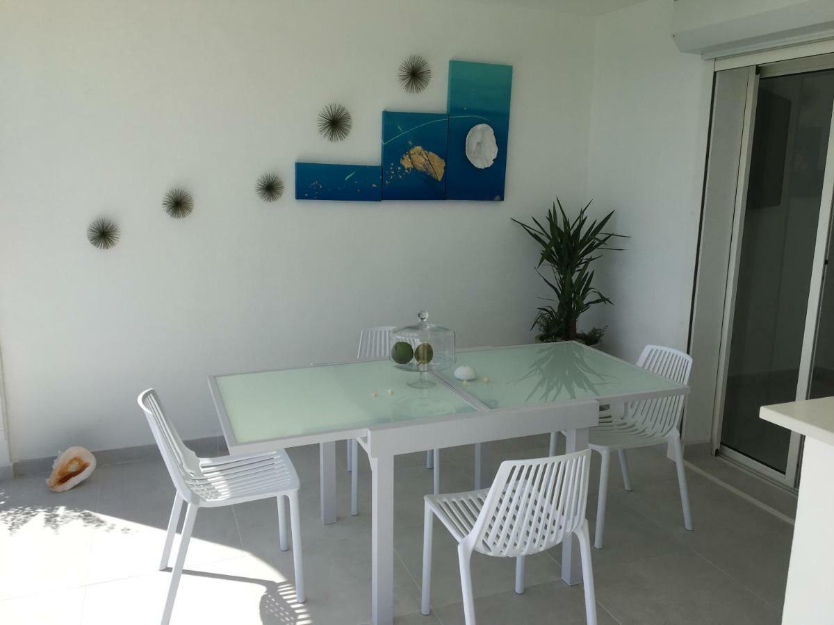 Studio Cozy Melissa Elegance - Guadeloupe , Le Gosier , Dampierre - Avec Pleine Vue Mer - Ocean A 180 Degres Ngoại thất bức ảnh