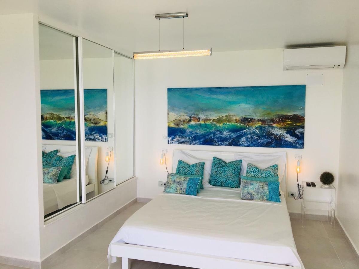 Studio Cozy Melissa Elegance - Guadeloupe , Le Gosier , Dampierre - Avec Pleine Vue Mer - Ocean A 180 Degres Ngoại thất bức ảnh