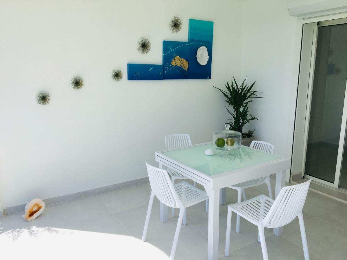 Studio Cozy Melissa Elegance - Guadeloupe , Le Gosier , Dampierre - Avec Pleine Vue Mer - Ocean A 180 Degres Ngoại thất bức ảnh